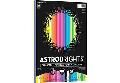 Image: Astrobrights 8.5x11 25-color Colored Cardstock 75-sheet