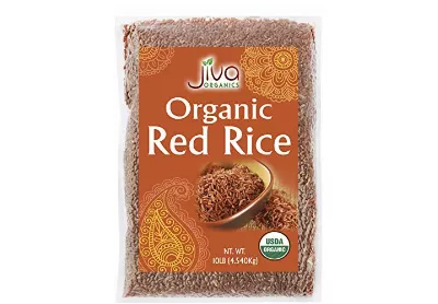 Image: Jiva Organics Organic Red Rice 10 Lbs