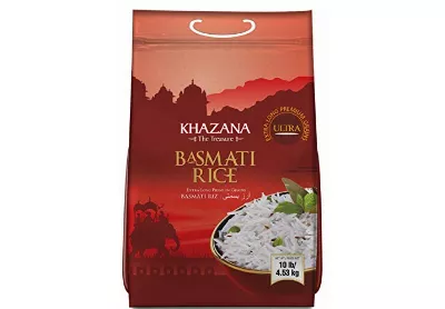 Image: Khazana Premium Extra Long Grain Basmati Rice 10 Lbs