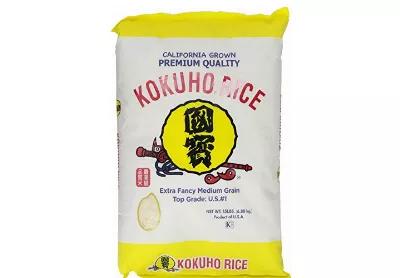 Image: Kokuho Medium Grain Calrose Rice Yellow 15 Lbs