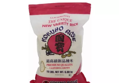 Image: Kokuho Rose Premium White Rice Medium Grain 15 Lbs (by JFC International)