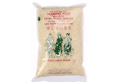 Image: Three Ladies Jasmine Rice 5 Lbs