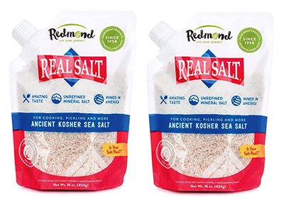 Image: Redmond Real Salt 454g Ancient Kosher Sea Salt 2-pack