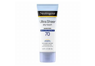 Image: Neutrogena Broad Spectrum SPF-70 Ultra Sheer Dry-Touch Sunscreen For Face and Body
