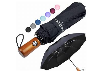 Image: RAINTREND 45-inch Premium Automatic Folding Umbrella