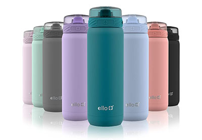 Image: Ello Cooper Insulated Water Bottle with Straw 22 oz