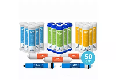 Image: Express Water 3 Year Reverse Osmosis System Replacement Filter Set (by Express Water)